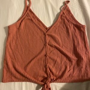 UO Front tie tank top